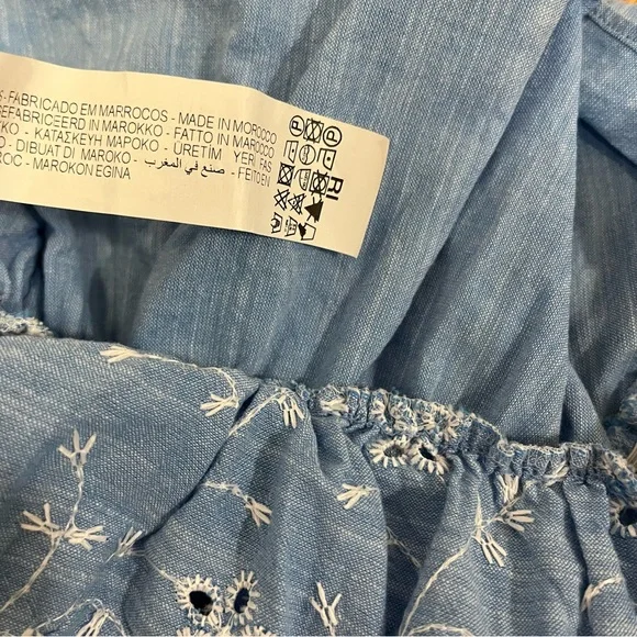 Zara Open Work Embroidered Top - Picture 6 of 11